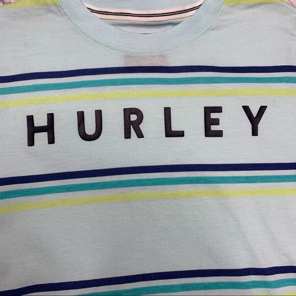 NEW Hurley Striped Long Sleeve Tee - Picture 2 of 6